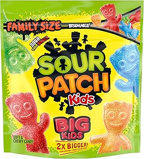 Sour Patch Kids Big Kids Soft & Chewy Gummy Candy, Family Size, 1.7 lb | 1.7 lb