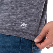Men's Quick Dry Long Sleeve Tee – Jersey, Smoke Heather, Model WRT21908