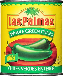 Las Palmas Whole Green Chiles, Mild, 27 Ounce (Pack of 12)