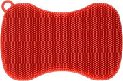 Kuhn Rikon Stay Clean Silicone Scrubber, Red