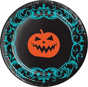 Creative Converting Halloween Symbols Paper Plates, 9", Multi-color