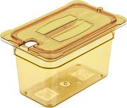 Carlisle FoodService Products Fourth Size 1 pack / Amber / 6" Deep Storage & Transport