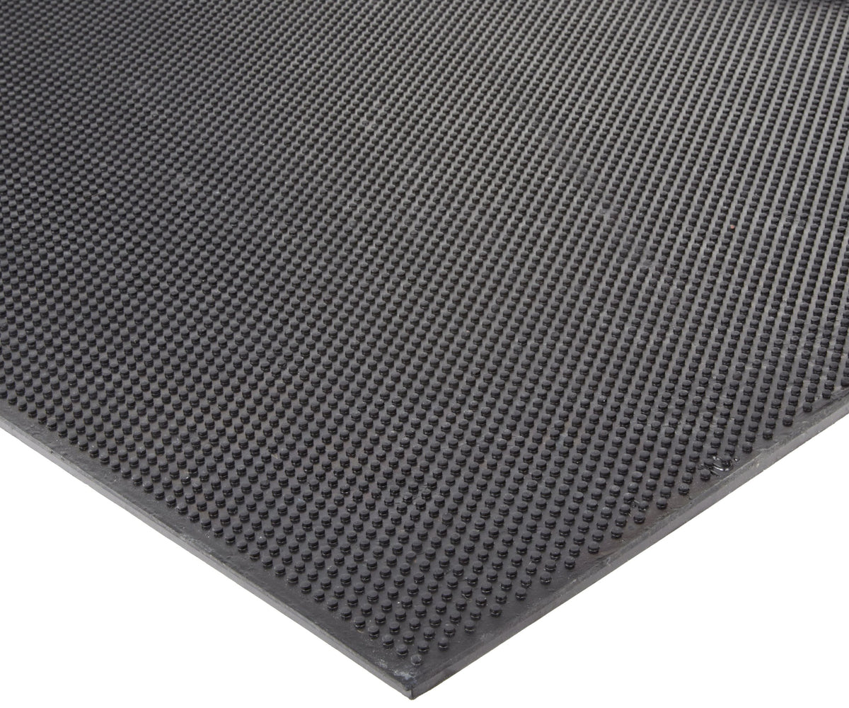 T29 Ridge Scraper Flexible Rubber Scraper Mat by Notrax – Stock Size, Rubber, Black, Model T29S0035BL