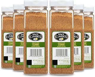 Spice Classics Ground Cumin, 14 oz (Pack of 6)