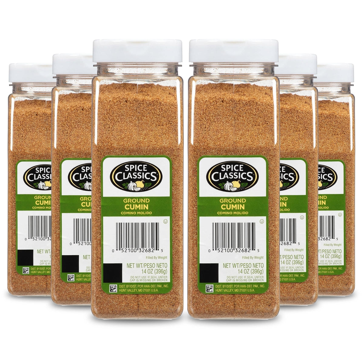 Ground Cumin by Spice Classics – 14 Ounce (Pack of 6)
