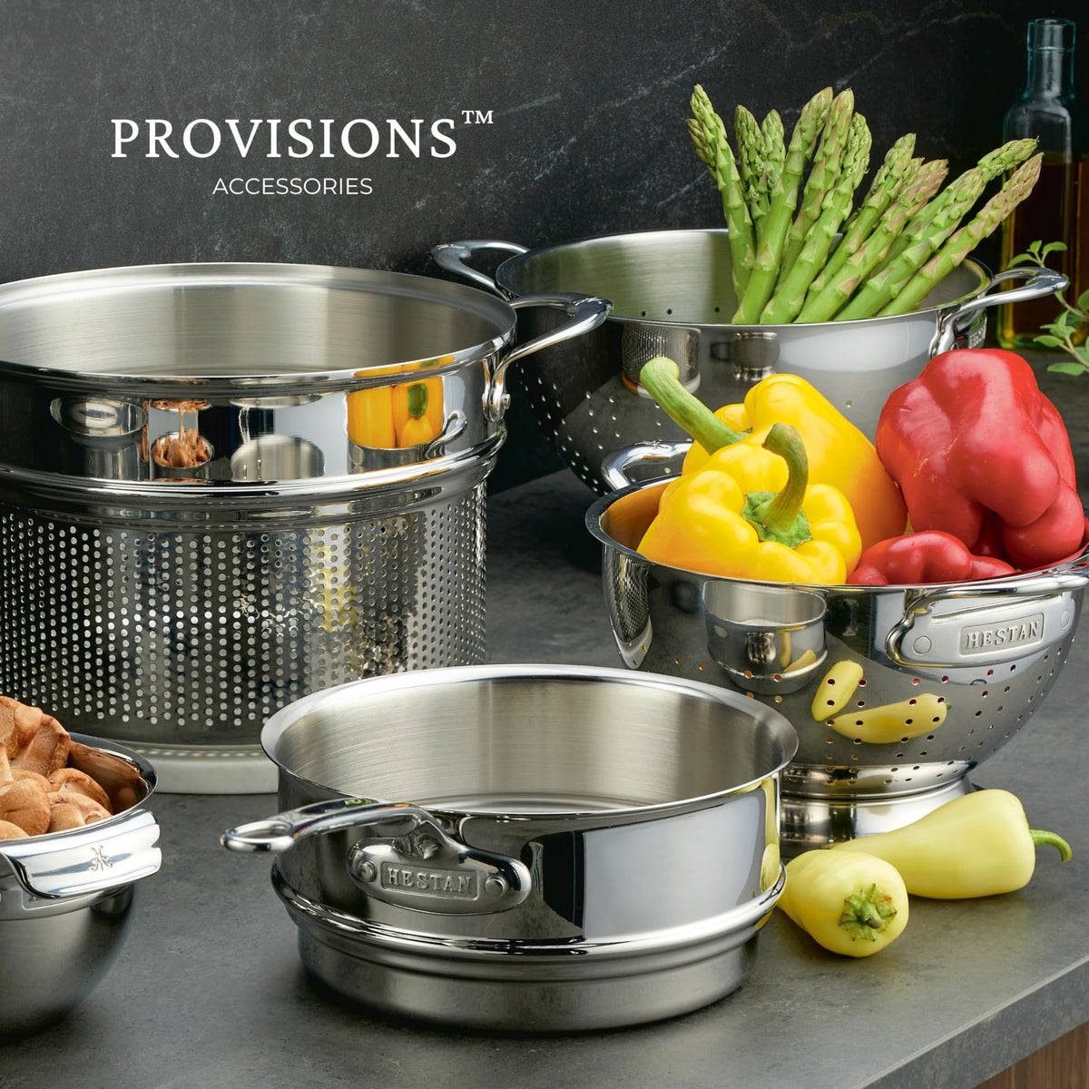 Provisions - Stainless Steel Double Boiler Insert by Hestan – 3 Quarts, Stainless Steel, Multicolor, Model 71052