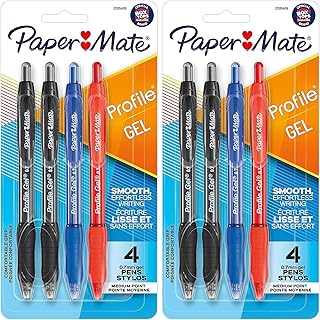 Paper Mate Profile Gel Pen, 4 / Pack (Pack of 2)