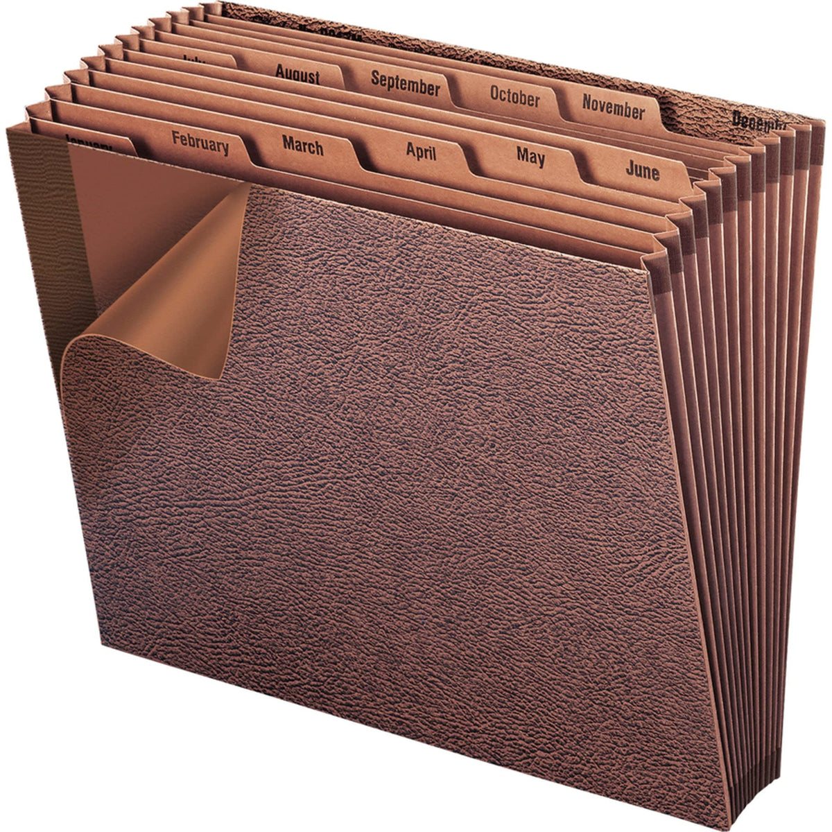 SMEAD Letter / Jan-Dec Index, Letter Size / Leather-like File Jackets & File Pockets