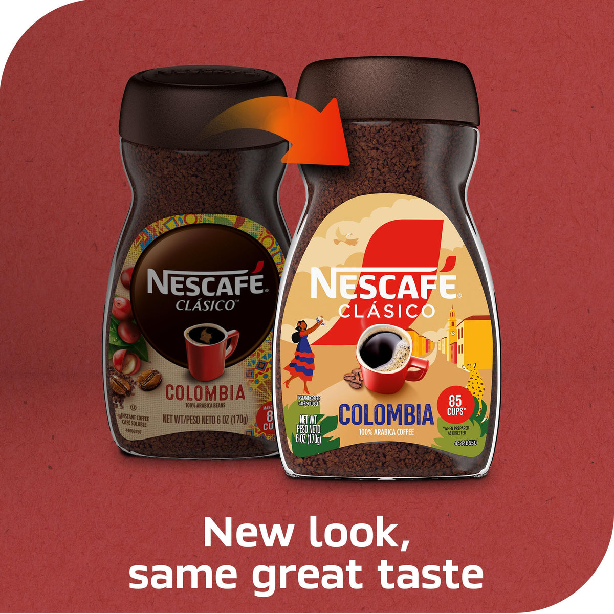 NESCAFÉ Clasico Colombia Origin Instant Coffee by Nescafe – 6 Ounce (Pack of 1)