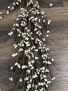 Gorgeous Primitive Cream/Off-White 55 Inch Pip Rice Berry GARLAND Flexible/ Bendable