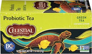 Celestial Seasonings Green Tea, Probiotic Tea, Contains Caffeine, 16 tea bags (Pack of 6) (Packaging May Vary)