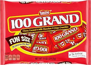 Nestle 100 Grand Fun Size Bag, 11 oz (Pack of 12)