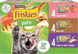 Purina Friskies Wet Cat Food Pate Variety Pack, (24) 5.5 oz Cans