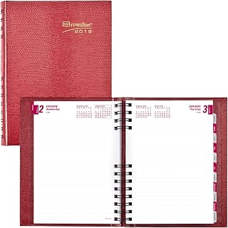 REDCB389CRED - Rediform CB389C Daily Untimed Feint Ruled Planner