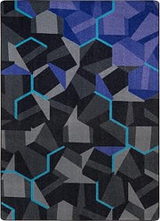 Joy Carpets Stealth 10'9" x 13'2" Area Rug in Color Violet