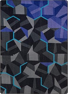 Joy Carpets Stealth 10'9" x 13'2" Area Rug in Color Violet