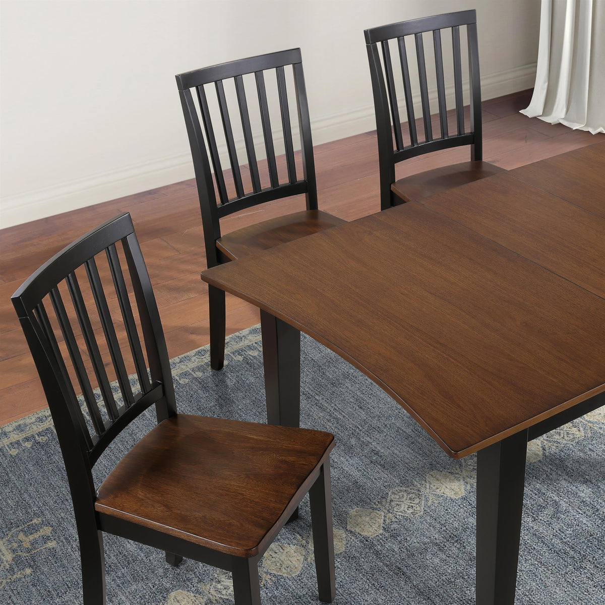 Joplin 7PC Dining Set with 6 Chairs in Brown by Steve Silver – Wood, Brown, Model JOP500N-D7PC