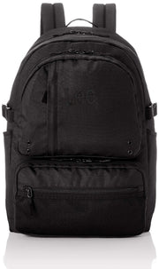 Backpack, Embroidered Logo, Many Pockets, Lightweight, Multi-functional, Can Store Laptops, Black by Lee – Polyester, Black, Model 320-4871