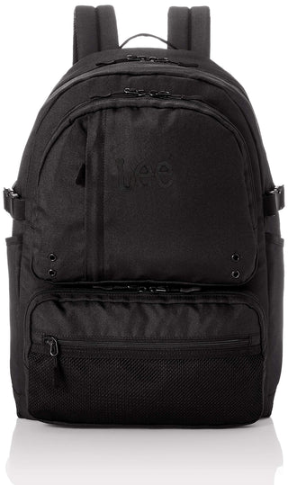 Backpack, Embroidered Logo, Many Pockets, Lightweight, Multi-functional, Can Store Laptops, Black by Lee – Polyester, Black, Model 320-4871
