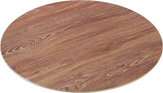 Yanco Wooden Tray MELAMINEWARE 12' Round Tray Box of 12