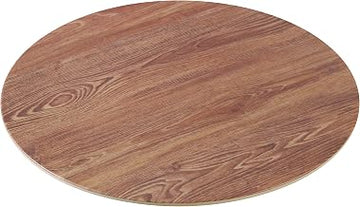 Yanco Wooden Tray MELAMINEWARE 12' Round Tray Box of 12