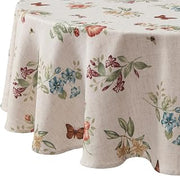 Lenox Butterfly Meadow Fall Round Tablecloth, Multicolor - 70" W x 70" L