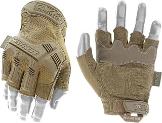 Mechanix Wear M-Pact Fingerless Coyote Gloves (Large, Brown)
