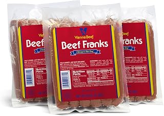 Vienna Beef Hot Dog Lovers' Hot Dog Pack 2 lbs. each (3 Pack)