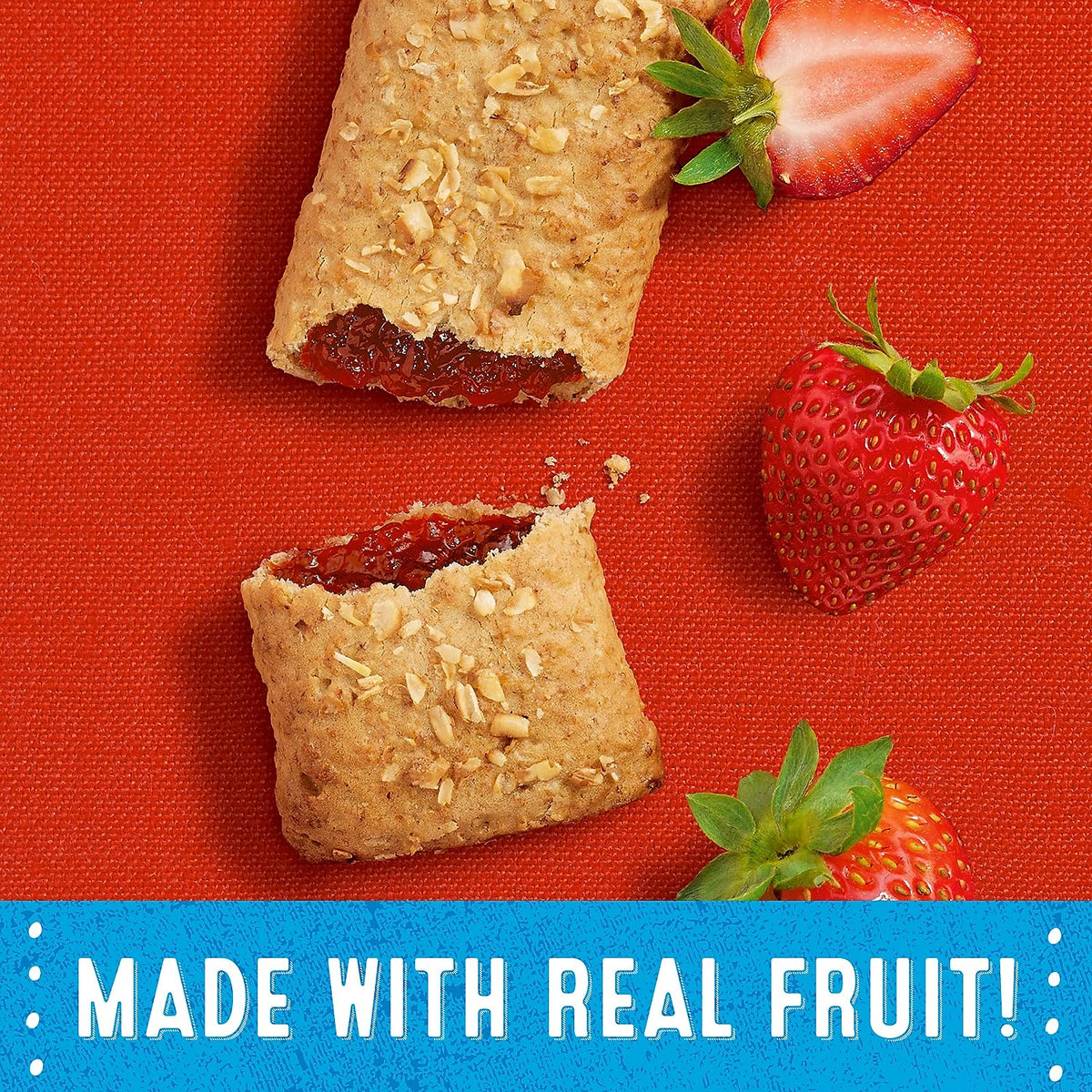 Kellogg's, Nutri-Grain Strawberry Cereal Bars, Single by Nutri Grain – 1.3 Ounce (Pack of 1), No Color, Model KEB35945