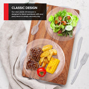 Stock Your Home 30 / 30 Pack / Clear Plates