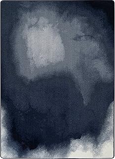 Joy Carpets Deep End 10'9" x 13'2" Area Rug in Color Blue