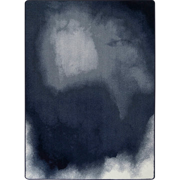 Deep End 10'9" x 13'2" Area Rug in Color Blue by Joy Carpets – 10'9" x 13'2" (Rectangular), Nylon, Blue, Model 2133G-01