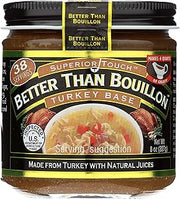 Better Than Bouillon Premium Turkey Base, Makes 38 Cups of Broth, 8 oz