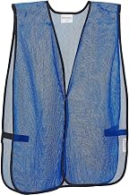 Global Industrial Mesh Hi-Vis Safety Vest, Blue, One Size