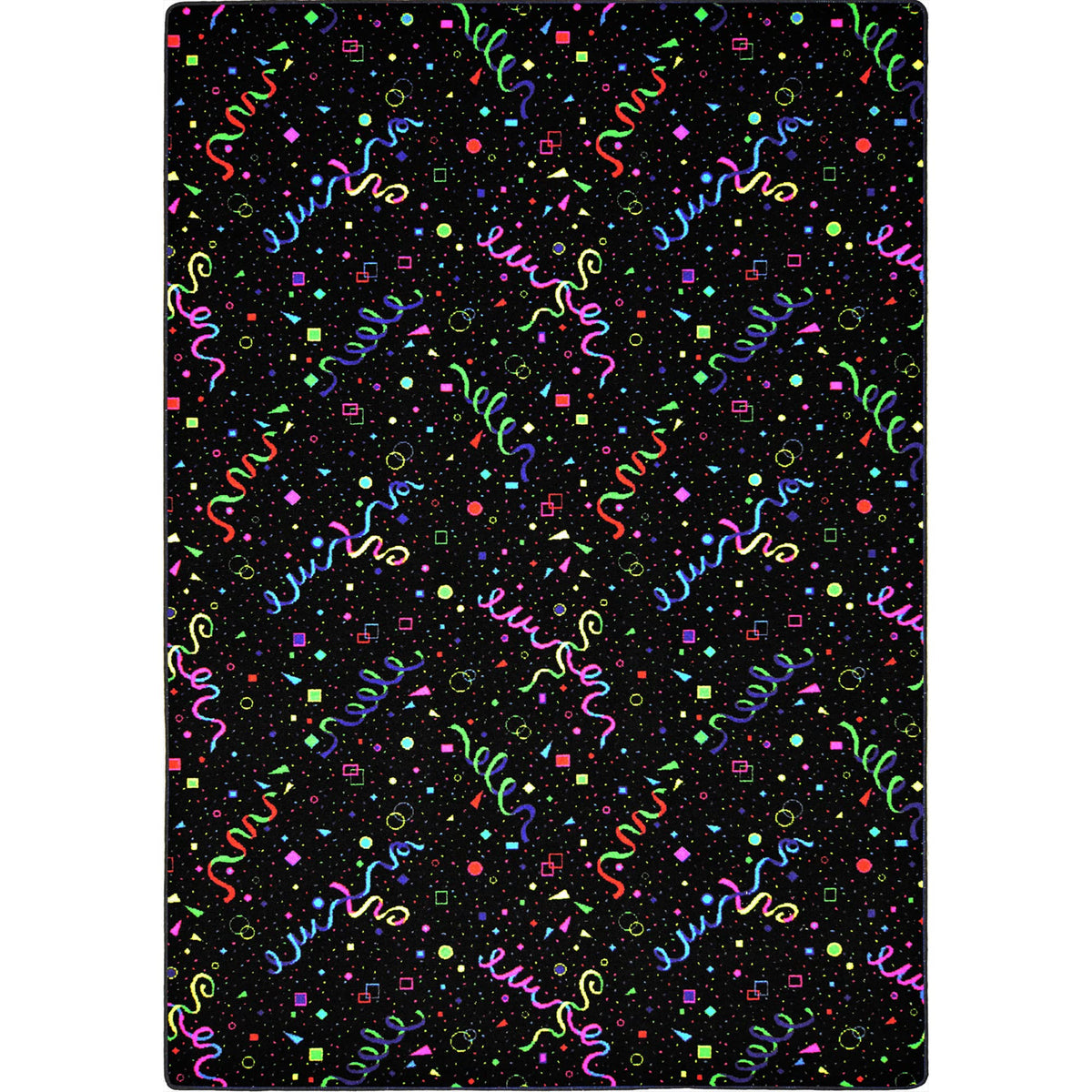 Fluorescent Celebration 12' x 15' Area Rug by Joy Carpets – 12' x 15' (Rectangular), Nylon, Fluorescent, Model 36U