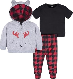 Gerber Baby & Toddler Boys 2 Piece Terry Zip Hoodie & Joggers Set
