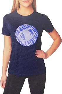 Champion Women's Short-Sleeve Crewneck Classic Logo Tee/T-Shirt (as1, Alpha, s, Regular, Regular, Athletic Navy Blue)