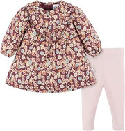 Gerber baby-girls Baby Girls Baby Girls' 2-piece Dress & Legging Set