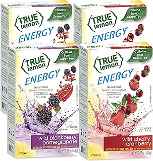 True Citrus True Lemon Energy Variety Pack, 6 ct - 4 pack