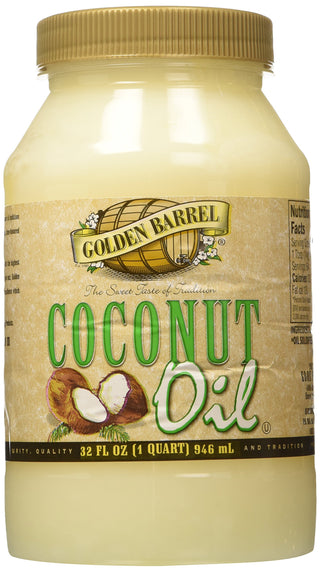 Coconut Oil by GOLDEN BARREL – 32 Fl Oz (Pack of 1)