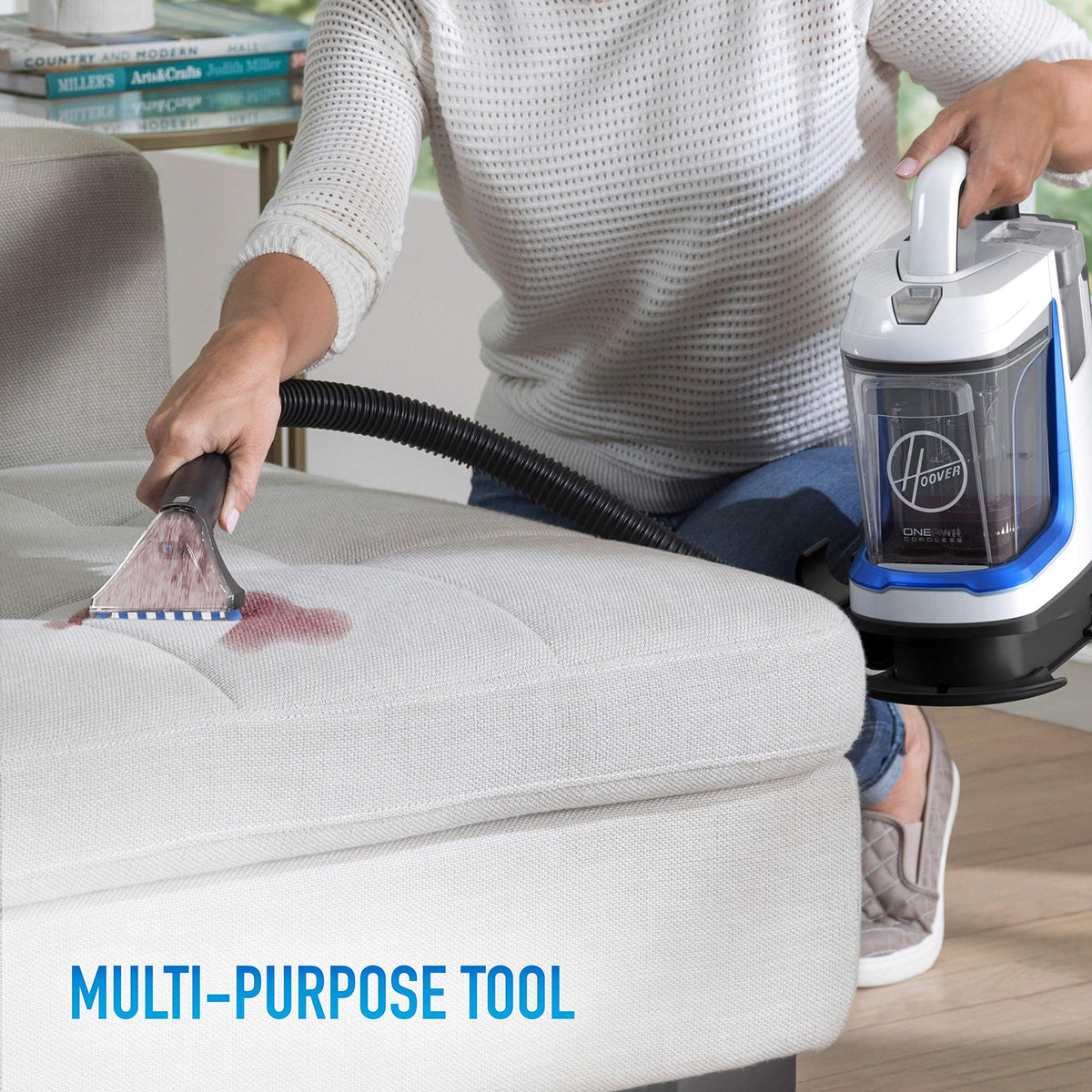 Portable Lightweight by Hoover – No Size, Aluminum,Plastic,Steel, Blue, Model BH12001