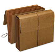 5 1/4 inch Exp Wallets w/Cord by SMEAD – Leather, Pack of 10, Model 72475