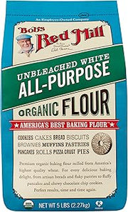 Bob's Red Mill Flour Unbleached White All Purpose Organic, 80 Ounce