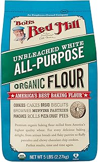 Bob's Red Mill Flour Unbleached White All Purpose Organic, 80 Ounce