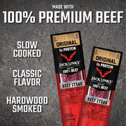 Premium Cuts Beef Steak by Jack Link's – 1 Ounce (Pack of 12), Pack of 12, Model JLB02027