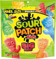 Sour Patch Kids Big Kids Soft and Chewy Gummy Candy, Share Size, 12 Ounce