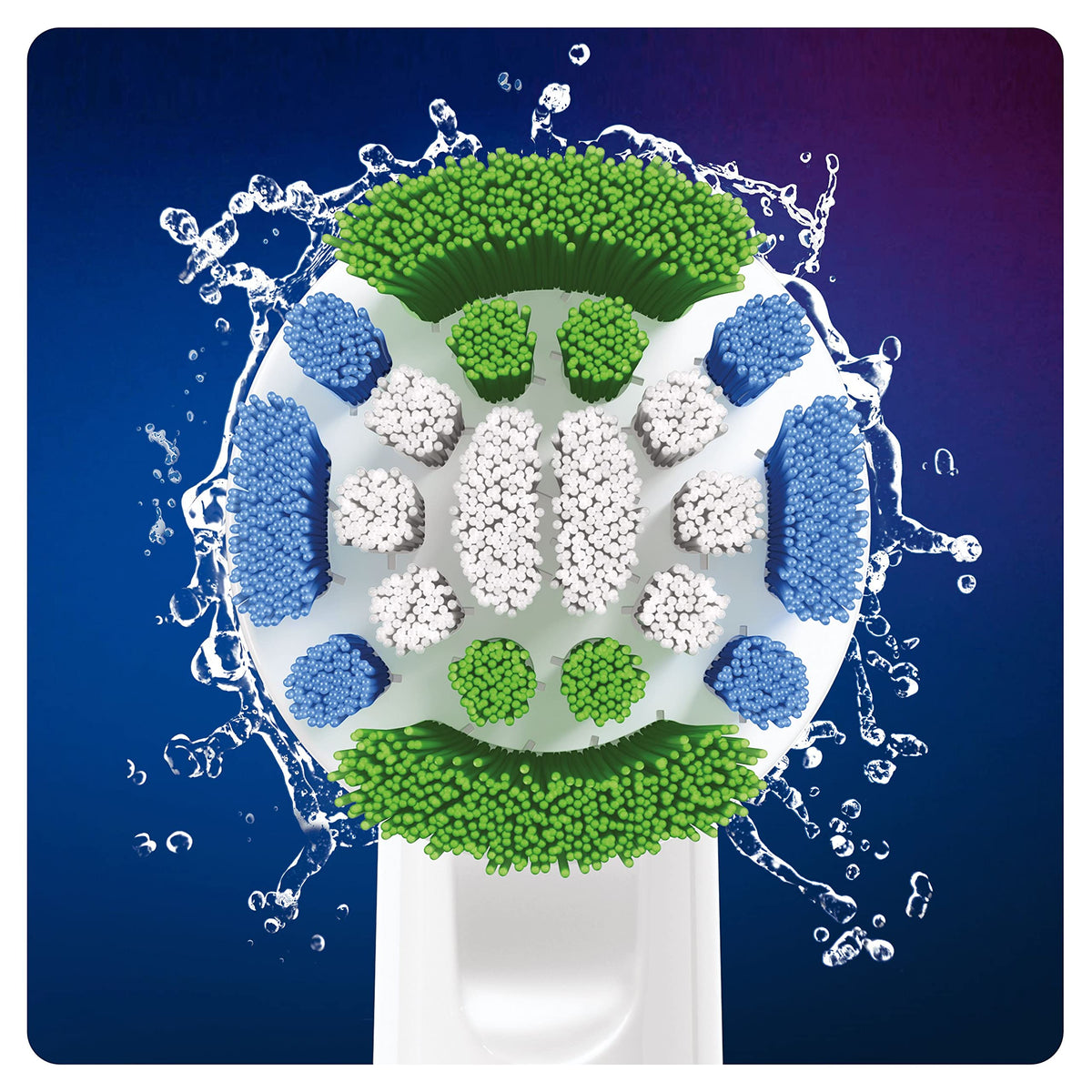 Precision Clean Replacement Brush Heads by Oral-B – 8 Count (Pack of 1), Nylon, Yellow,green, Model 4210201329343
