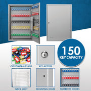 Barska Grey / 150 Keys / 1 Key Cabinets