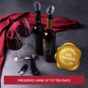 Wine Saver by Vacu Vin – standard, Plastic, Black with server, Model 6804606