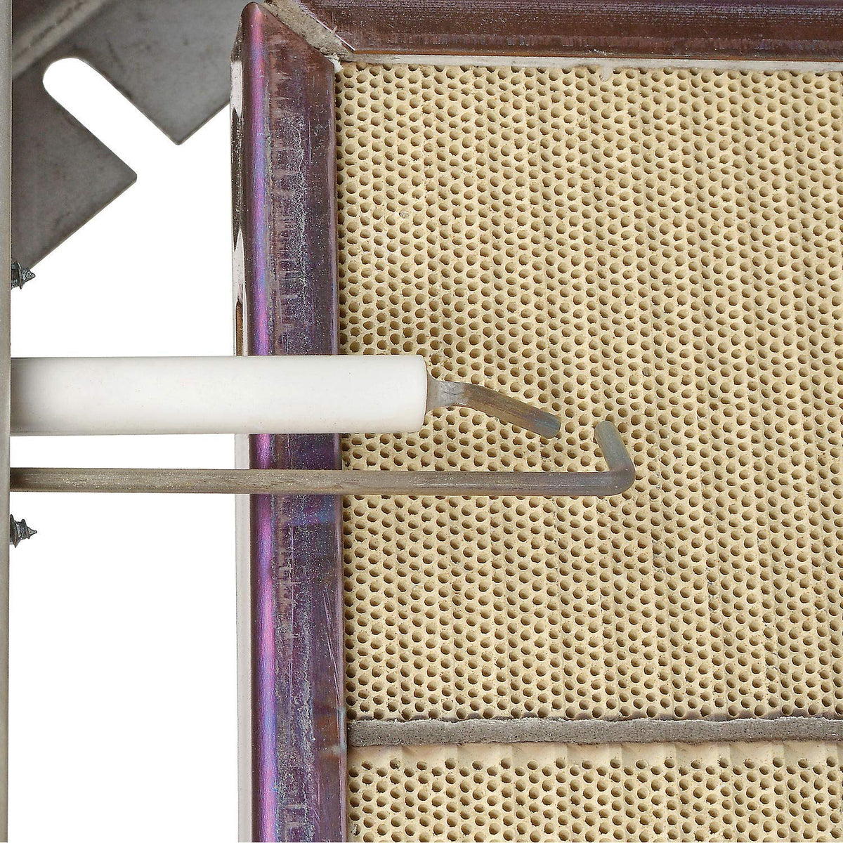 SunStar Natural Gas Heater Infrared Ceramic by GUM – 23.63"L x 26.5"W x 7.75"H, Aluminized Steel / Aluminum Reflectors, Silver, Model SG8-N